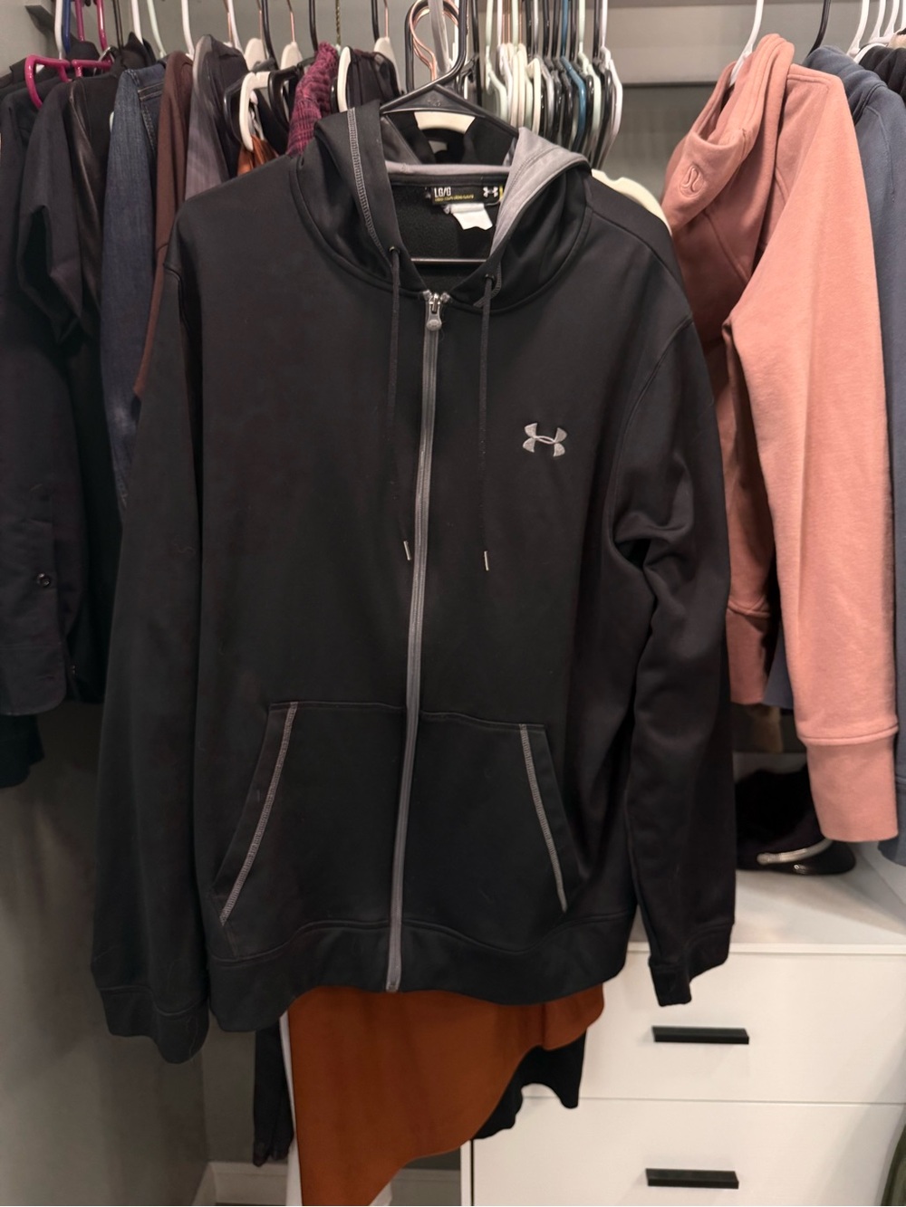 Men’s Under Armour Full Zip Hoodie Sz LG